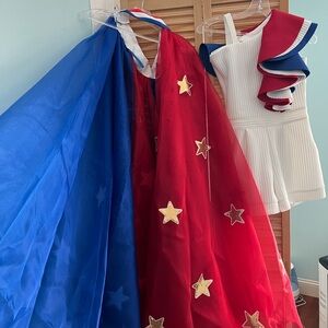 Patriotic Starry Kids Pageant outfit